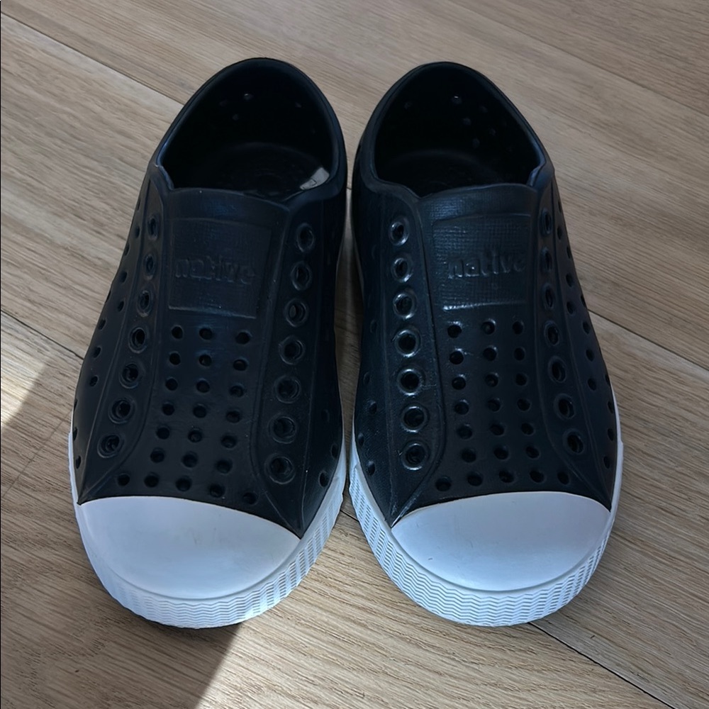 Native Black Slip-On Shoes